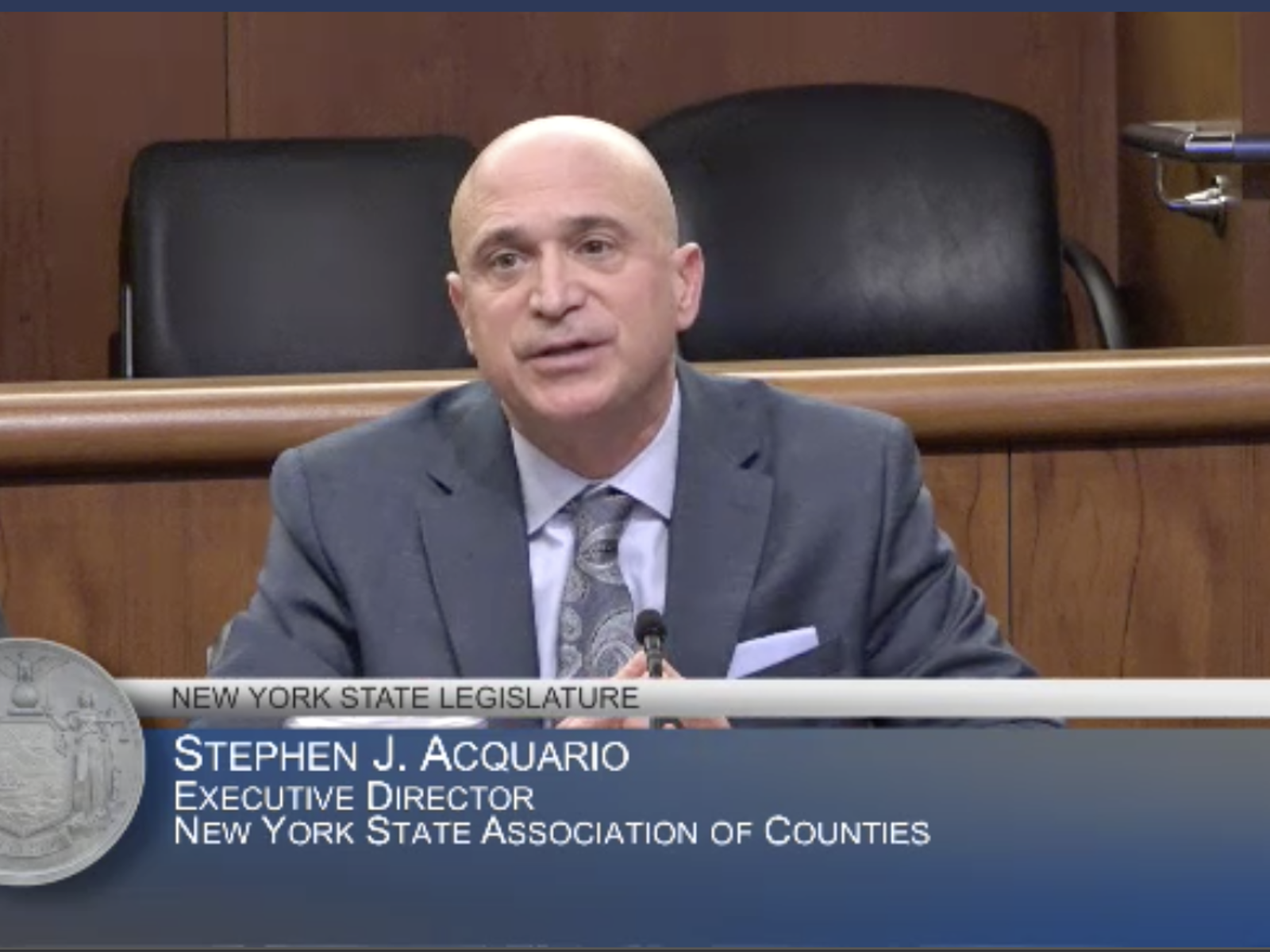 Counties Provide Testimony on SFY 2025 Budget Proposal