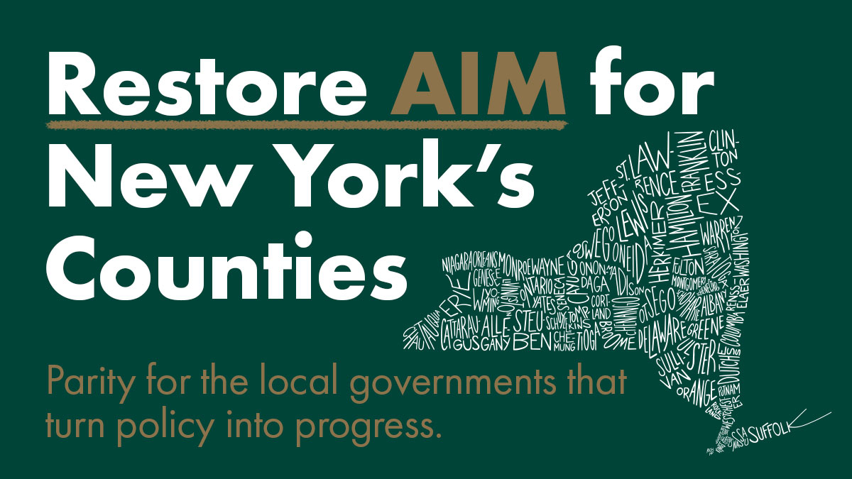 Restore AIM to NY's Counties